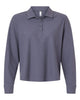 adidas Polos XS / Preloved Violet adidas - Women's Beyond Long Sleeve Loose Polo
