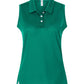 adidas Polos XS / Pure Teal adidas - Women's Ottoman Sleeveless Polo