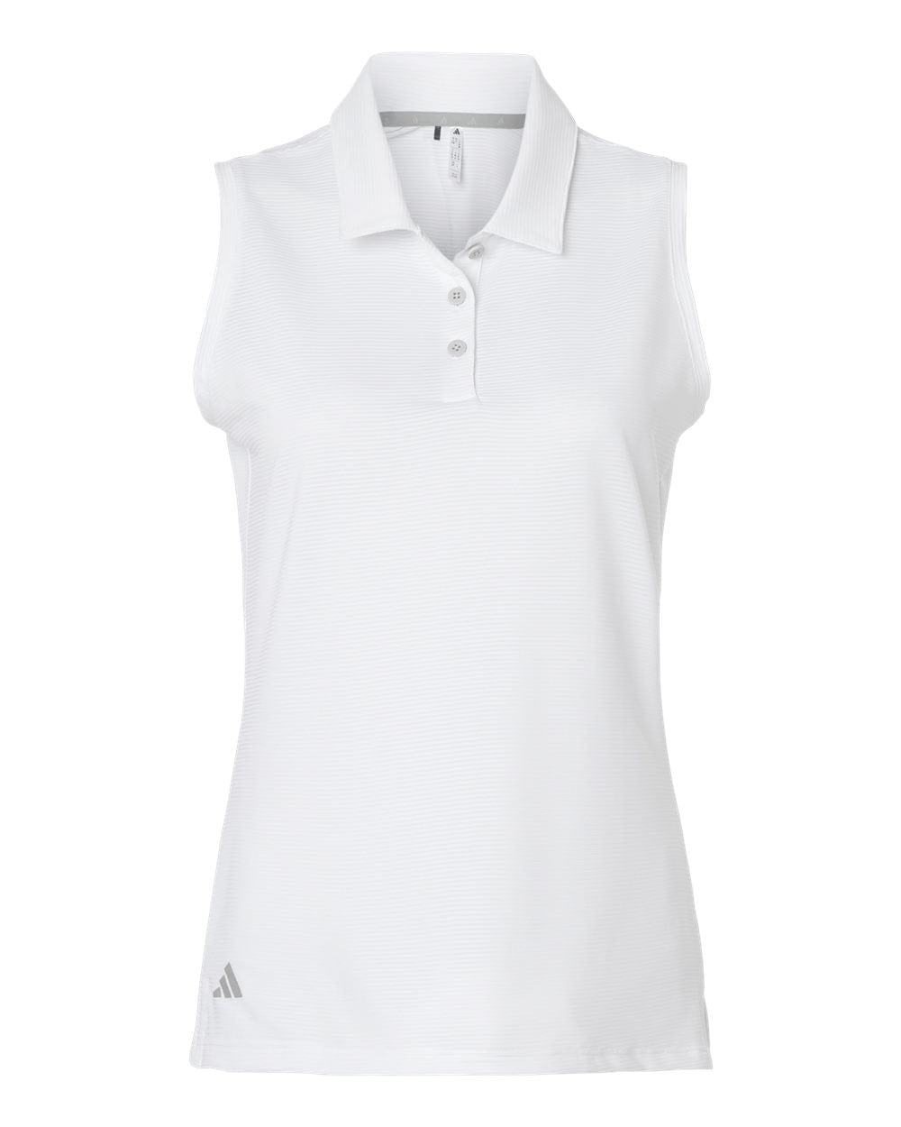 adidas Polos XS / White adidas - Women's Ottoman Sleeveless Polo