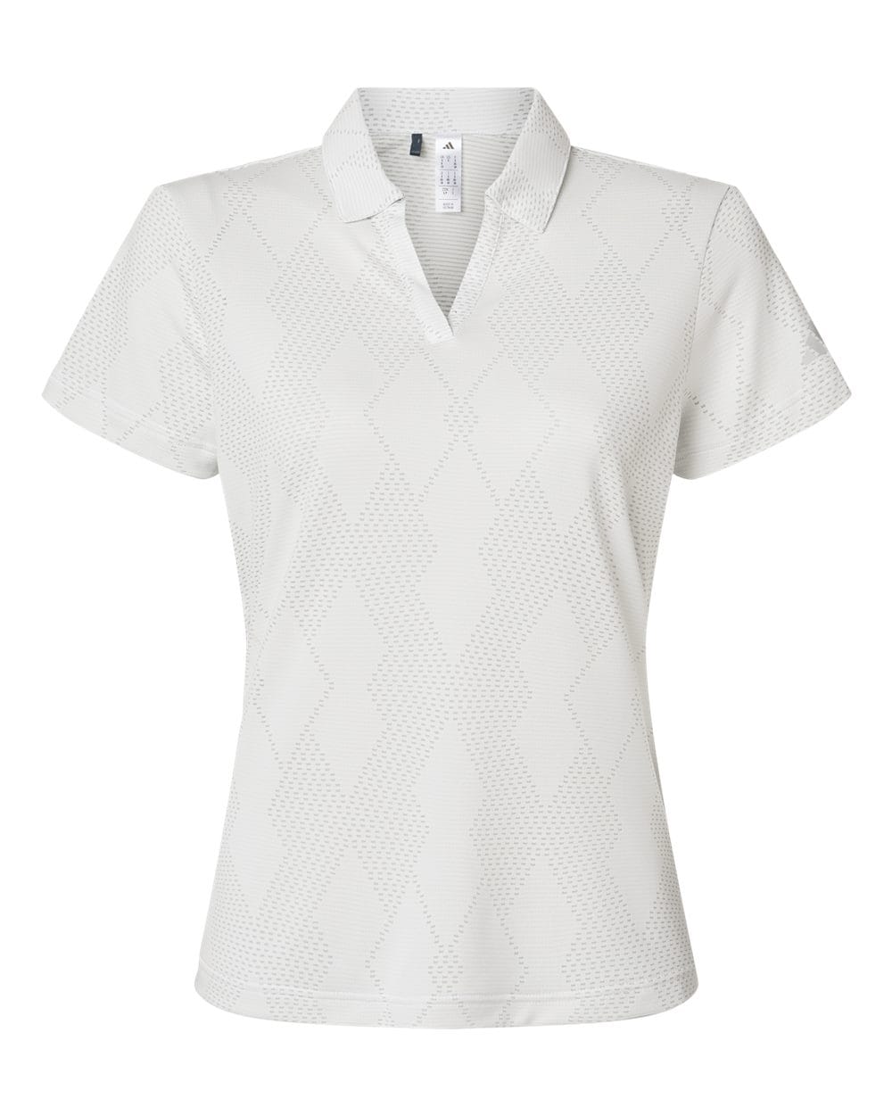 adidas Polos XS / White adidas - Women's Textured Jacquard Polo