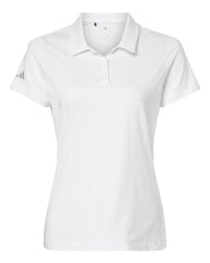 adidas Polos XS / White adidas - Women's Textured Stripe Polo