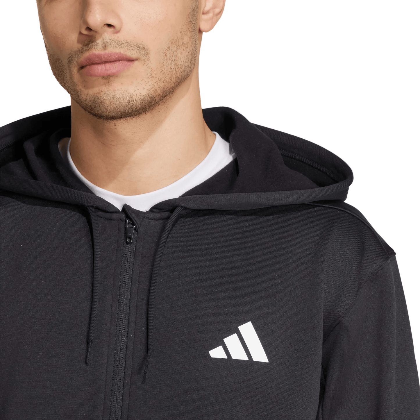 adidas Sweatshirts adidas - Men's Game&Go Full-Zip Hooded Sweatshirt