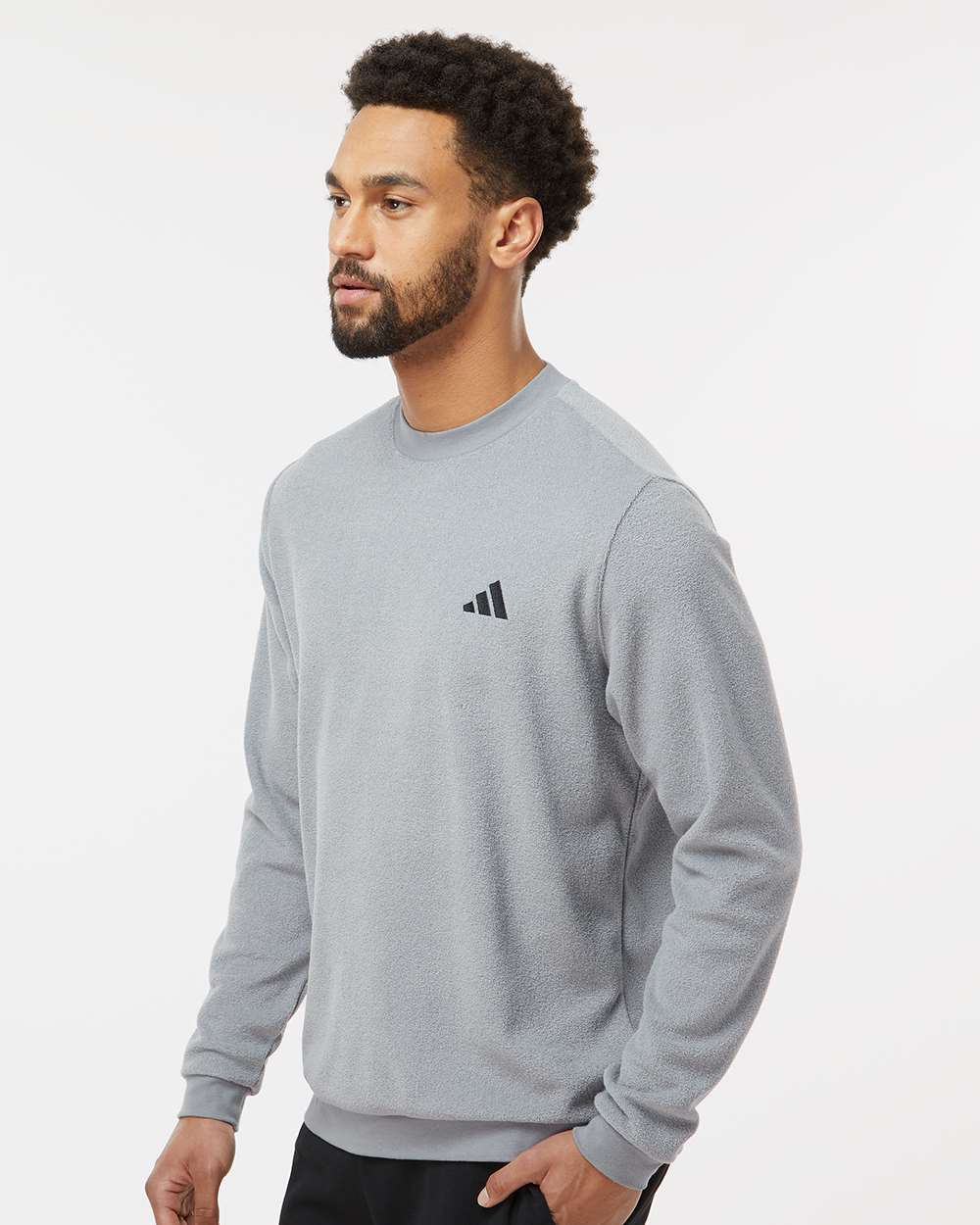 adidas Sweatshirts adidas - Men's Terry Loop Crewneck Sweatshirt
