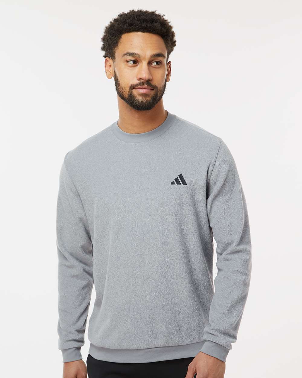 adidas Sweatshirts adidas - Men's Terry Loop Crewneck Sweatshirt