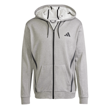 adidas Sweatshirts S / Medium Grey Heather adidas - Men's Game&Go Full-Zip Hooded Sweatshirt