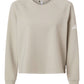 adidas Sweatshirts XS / Wonder Alumina adidas - Women's Beyond Side-Snap Crewneck Sweatshirt