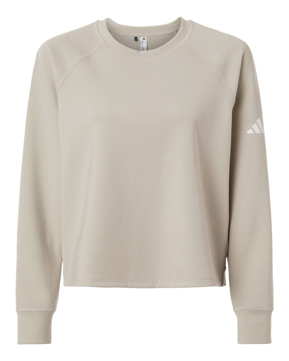 adidas Sweatshirts XS / Wonder Alumina adidas - Women's Beyond Side-Snap Crewneck Sweatshirt