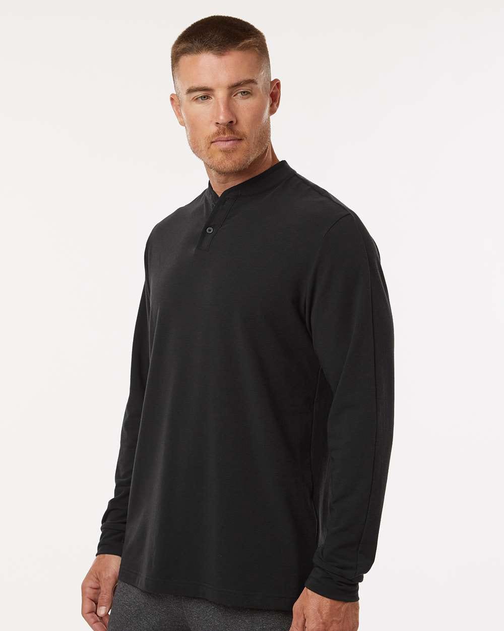 adidas T-shirts adidas - Men's Henley Long-Sleeve Tee