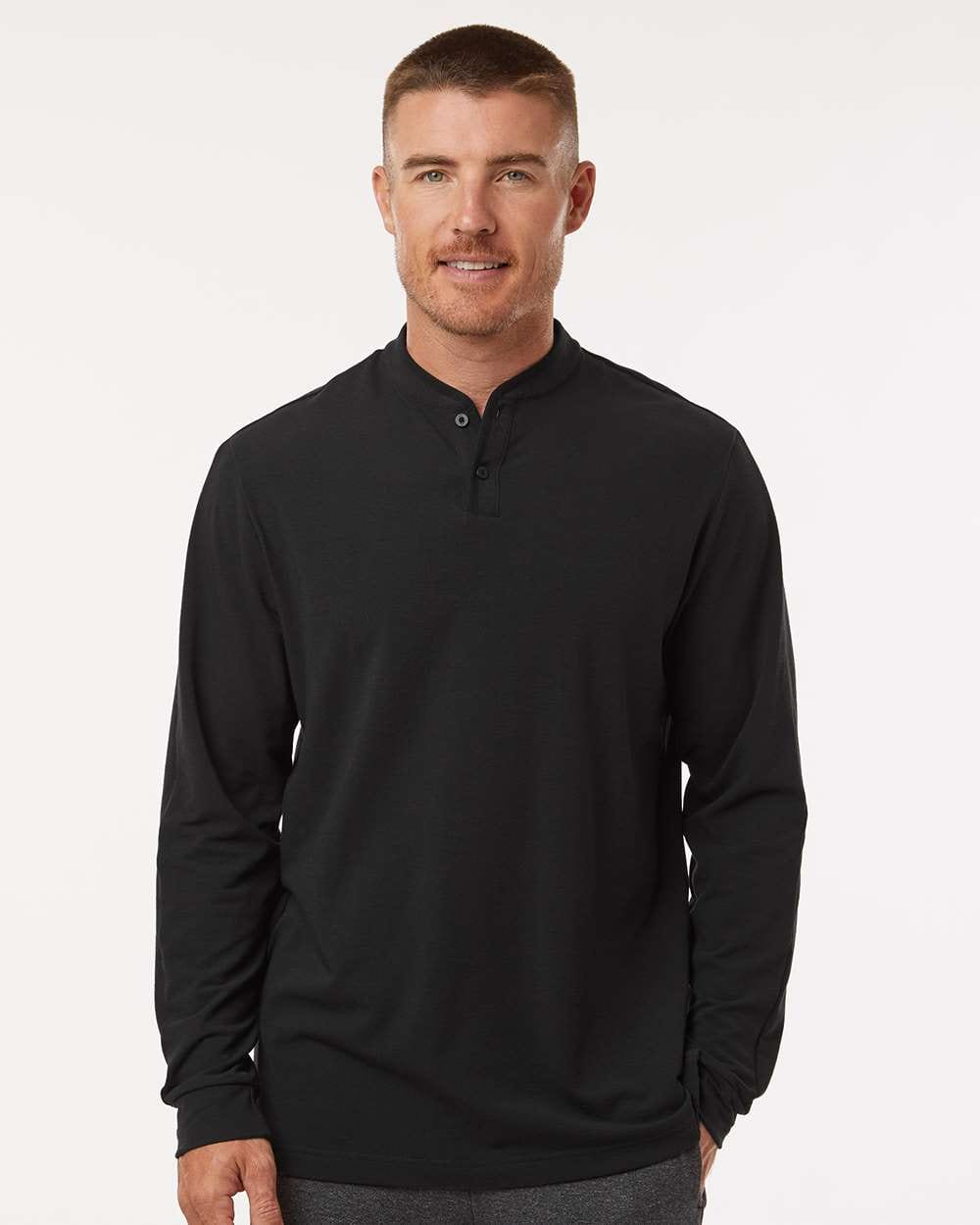 adidas T-shirts adidas - Men's Henley Long-Sleeve Tee