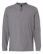 adidas T-shirts S / Grey Five Melange adidas - Men's Henley Long-Sleeve Tee