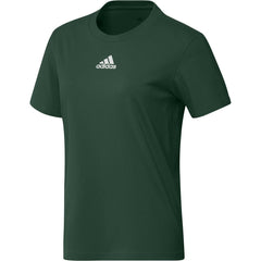 adidas T-shirts XS / Dark Green/White adidas - Women's Fresh BOS Short Sleeve Tee