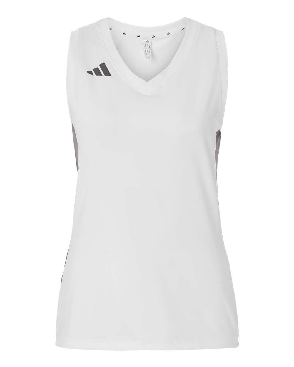 adidas T-Shirts XS / White adidas - Women's Quickset V-Neck Sleeveless Jersey