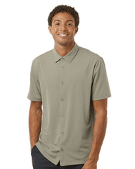 adidas Woven Shirts adidas - Men's Button Down Short Sleeve Shirt