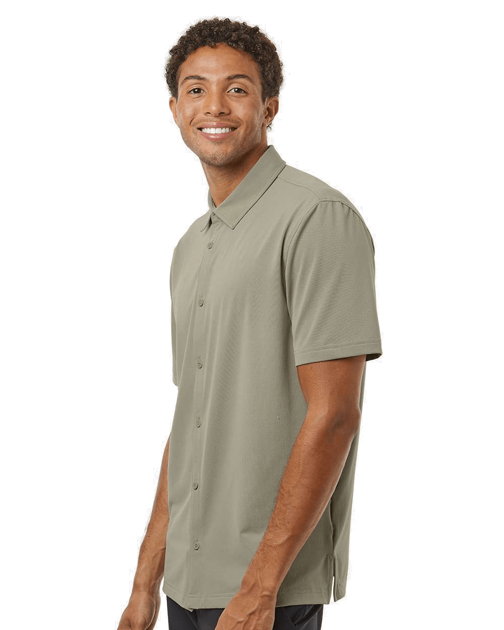 adidas Woven Shirts adidas - Men's Button Down Short Sleeve Shirt