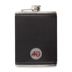 Ahead Accessories One Size / Black Ahead - Leather Flask