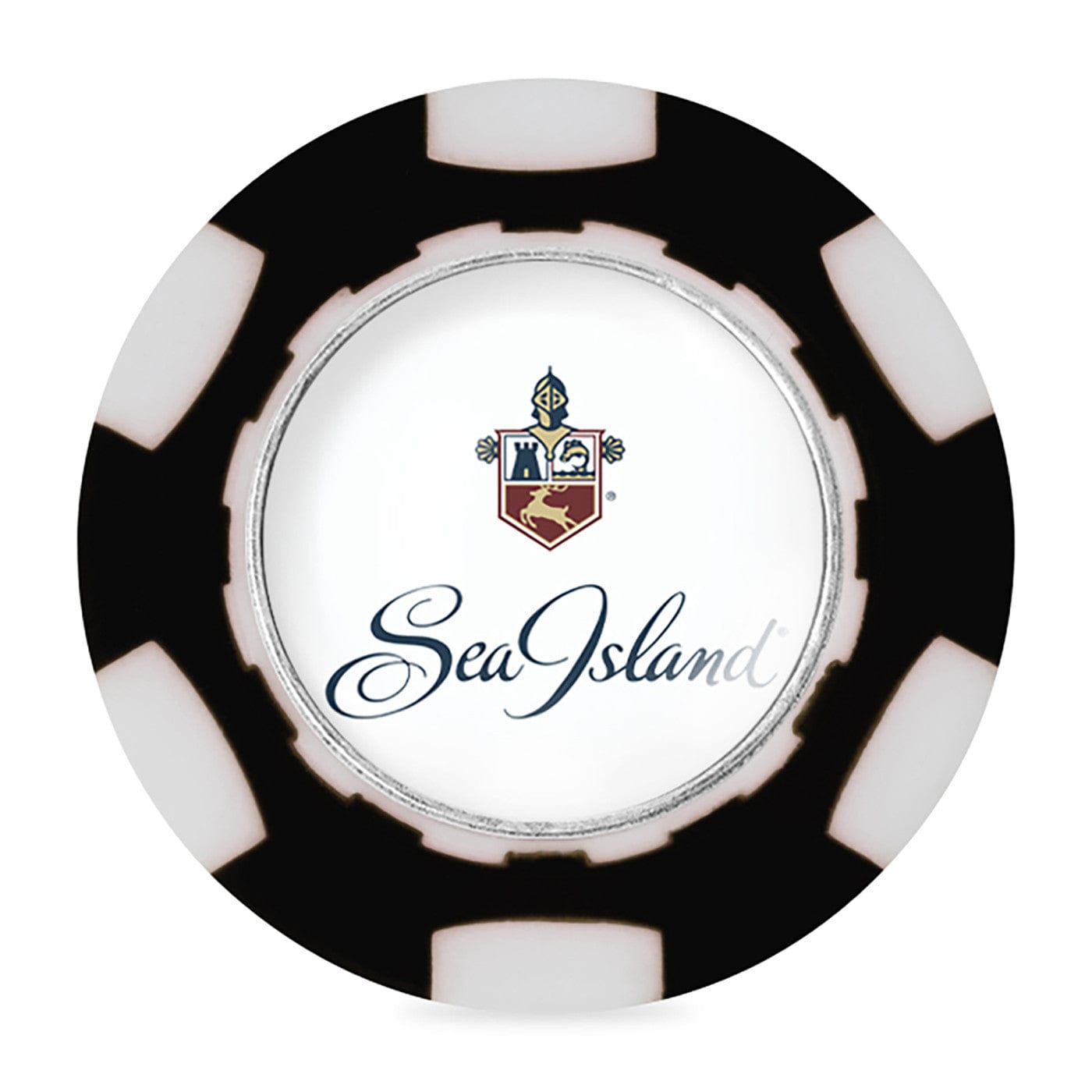 Ahead Accessories One Size / Black/White Ahead - Poker Chip w/ Ball Marker