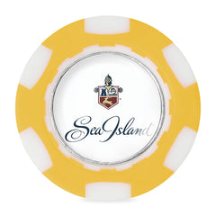 Ahead Accessories One Size / Yellow/White Ahead - Poker Chip w/ Ball Marker