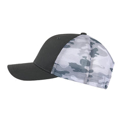 Ahead Headwear Adjustable / Charcoal/Camo Print Ahead - Urban Trucker Cap