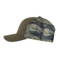 Ahead Headwear Adjustable / Dark Olive/Tiger Print Ahead - Tiger Trucker Cap