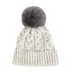 Ahead Headwear Adjustable / Oatmeal Ahead - Speckle Pom Knit Hat