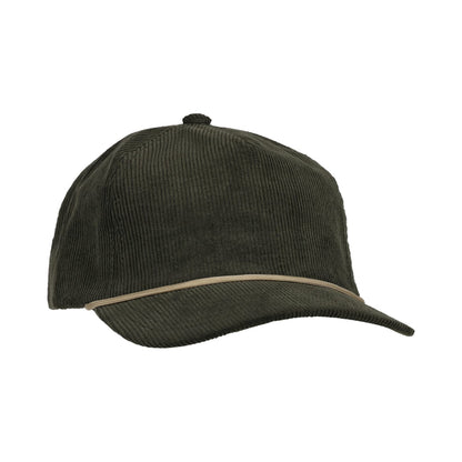 Ahead Headwear Adjustable / Olive Green/Khaki Ahead - Chaser Corduroy Cap