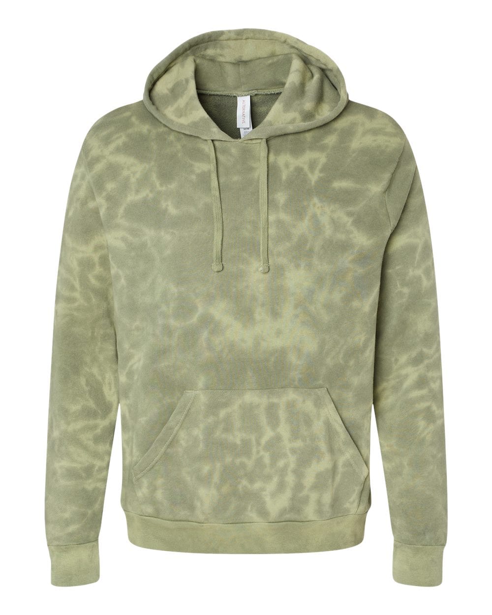 Alternative Sweatshirts XS / Olive Tonal Tie-Dye Alternative - Challenger Lightweight Eco-Washed French Terry Tie-Dye Hooded Pullover