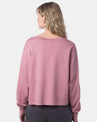 Alternative T-shirts Alternative - Women's Cotton Jersey Long Sleeve Crop Tee