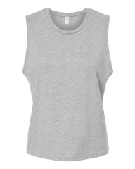 Alternative T-shirts XS / Heather Grey Alternative - Women's Cotton Jersey CVC Go-To Crop Muscle Tank