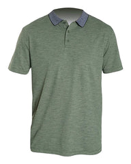 ANETIK Polos S / Charcoal Heathered ANETIK - Men's Transit Tech Polo