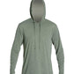 ANETIK T-shirts S / Dark Olive Heathered ANETIK - Men's Low Pro Tech Hooded T-Shirt