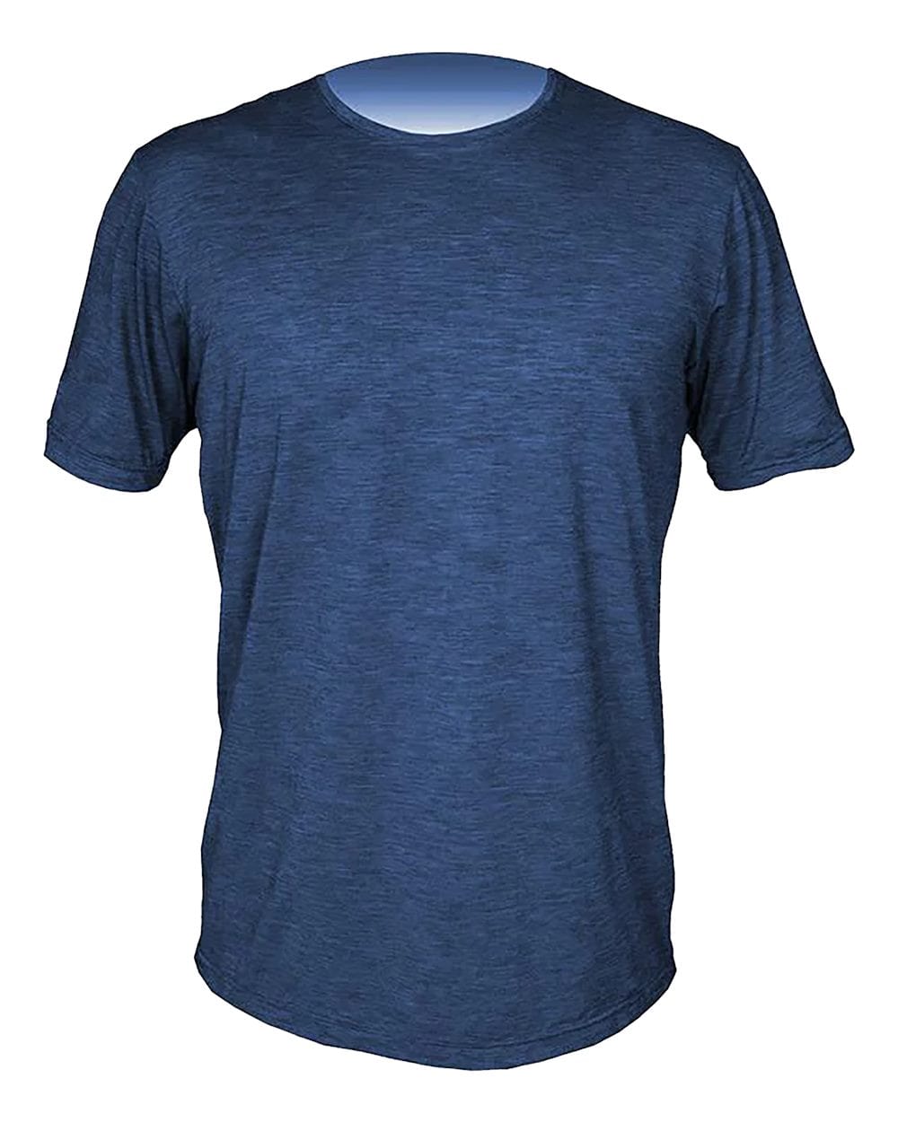 ANETIK T-shirts S / Navy Heathered ANETIK - Men's Low Pro Tech Short Sleeve T-Shirt