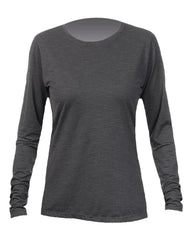 ANETIK T-shirts XS / Charcoal Heathered ANETIK - Women's Breeze Tech Long Sleeve T-Shirt