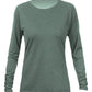 ANETIK T-shirts XS / Dark Olive Heathered ANETIK - Women's Breeze Tech Long Sleeve T-Shirt