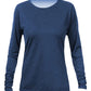 ANETIK T-shirts XS / Navy Heathered ANETIK - Women's Breeze Tech Long Sleeve T-Shirt