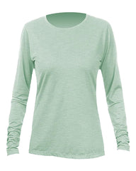 ANETIK T-shirts XS / Olive Heathered ANETIK - Women's Breeze Tech Long Sleeve T-Shirt