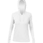 ANETIK T-shirts XS / White Heathered ANETIK - Women's Breeze Tech Hooded T-Shirt