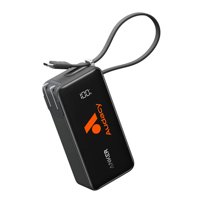 Anker Accessories One Size / Black Anker -  Power Bank (10K, Fusion, Built-In Cable)