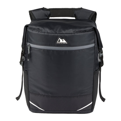 Arctic Zone Bags One Size / Black Arctic Zone - 20-Can Rolltop Cinch Backpack Cooler