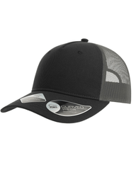 Atlantis Headwear Headwear Adjustable / Black/Dark Grey Atlantis Headwear - Sustainable Five-Panel Trucker Cap