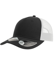 Atlantis Headwear Headwear Adjustable / Black/White Atlantis Headwear - Sustainable Five-Panel Trucker Cap