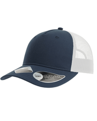 Atlantis Headwear Headwear Adjustable / Navy/White Atlantis Headwear - Sustainable Five-Panel Trucker Cap