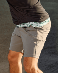 Bad Birdie Bottoms Bad Birdie - Men's Grey Golf Shorts