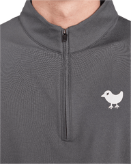 Bad Birdie Layering Bad Birdie - Men's Charcoal Quarter-Zip