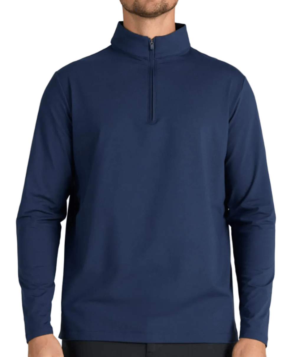 Bad Birdie Layering S / Dark Navy Bad Birdie - Men's 1/4-Zip Pullover