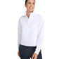 Bad Birdie Layering XS / Brilliant White Bad Birdie - Women's At Ease Quarter-Zip