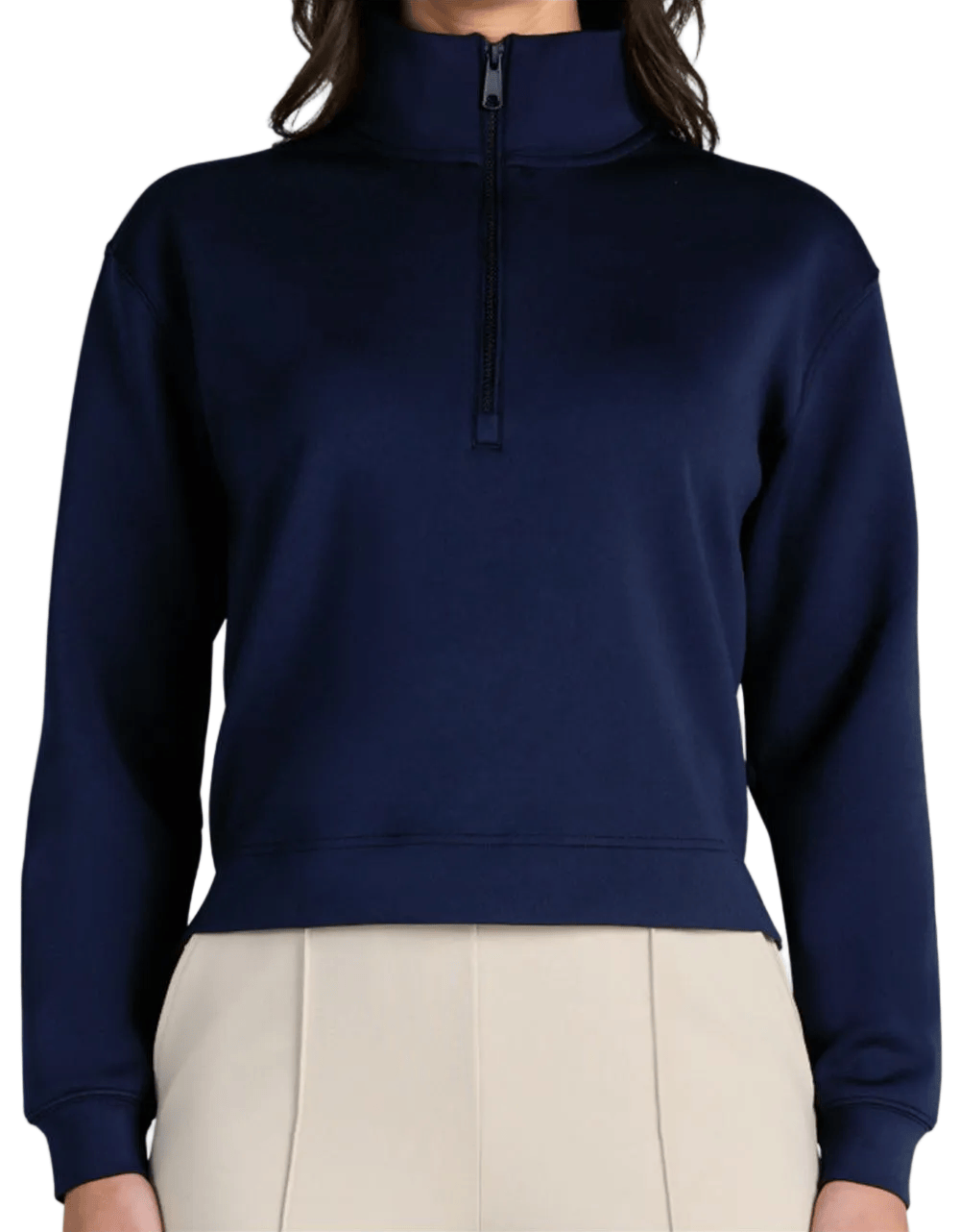 Bad Birdie Layering XS / Dark Navy Bad Birdie - Women's At Ease Quarter-Zip