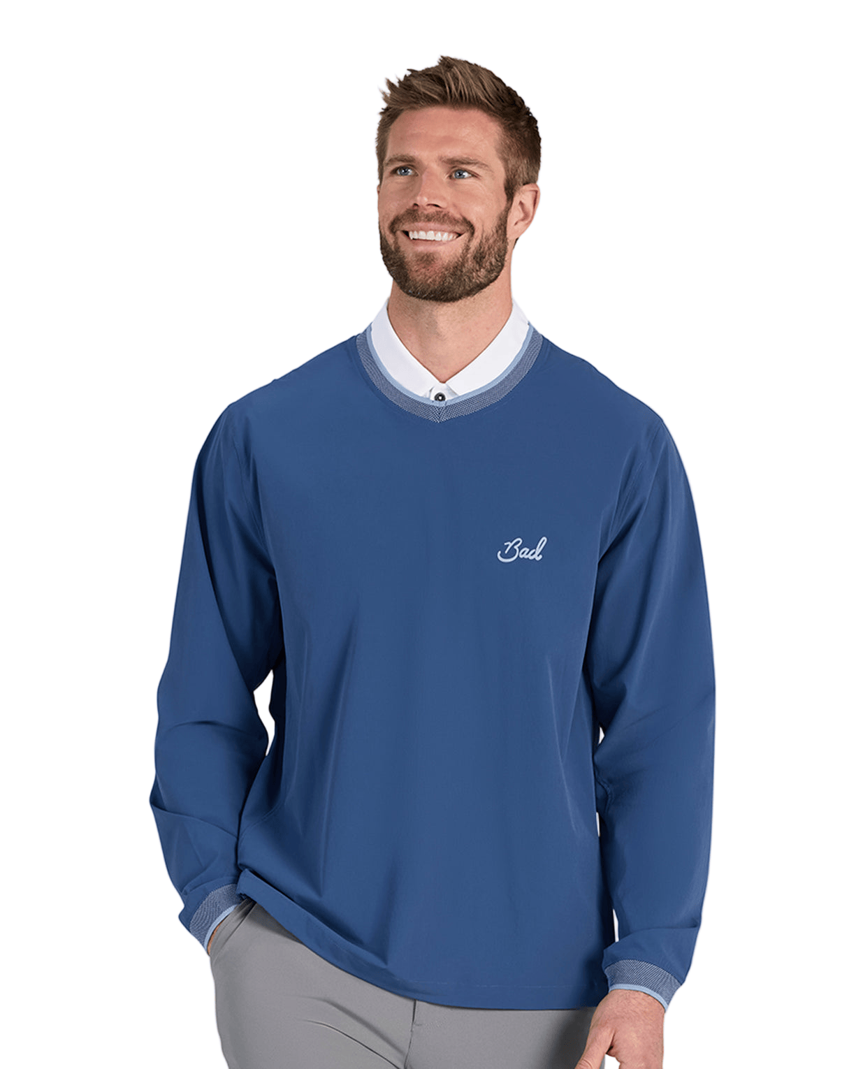 Bad Birdie Outerwear S / Dusk Navy Bad Birdie - Men's Kinetic Wind Pullover