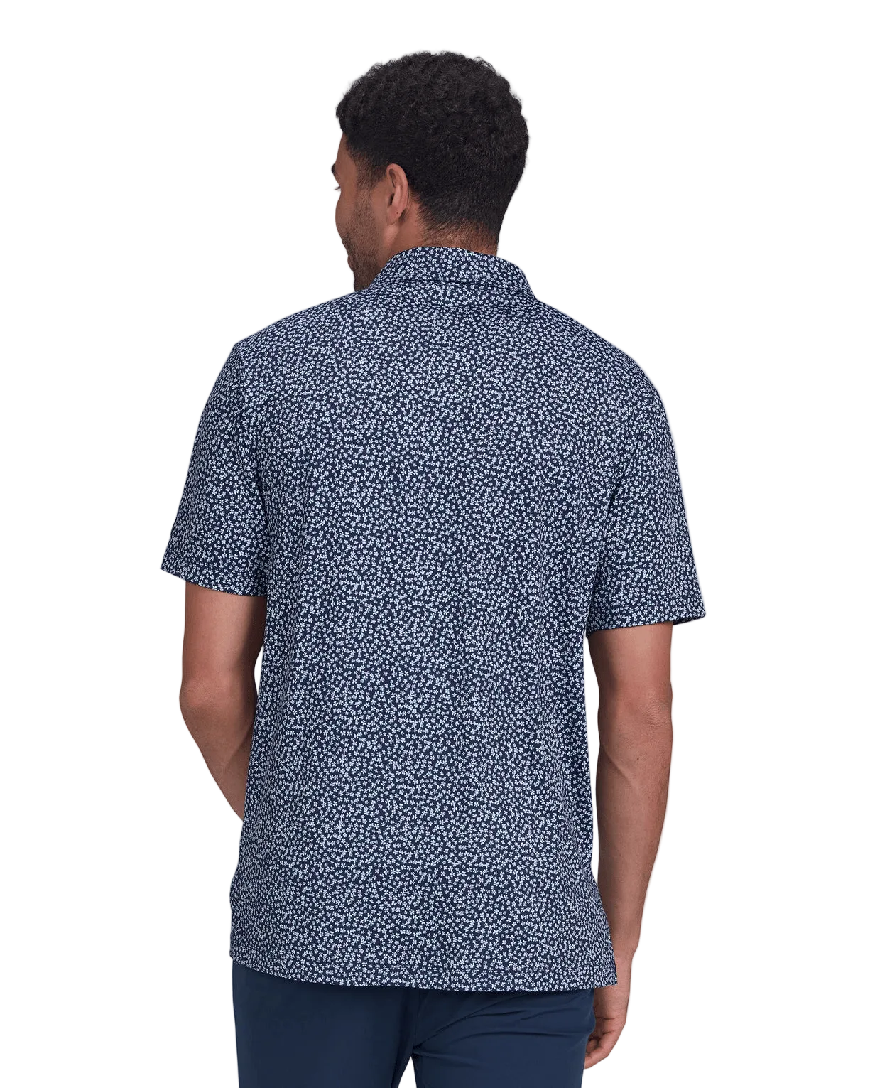 Bad Birdie Polos Bad Birdie - Men's Ditsy Down Polo