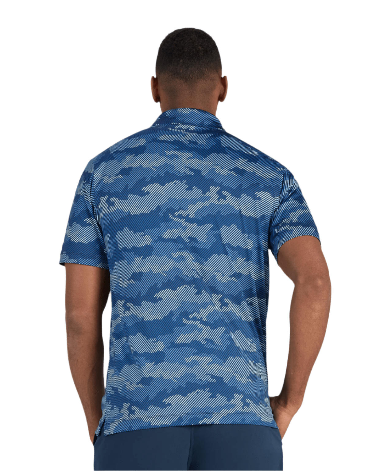 Bad Birdie Polos Bad Birdie - Men's Frostbite Azure Polo