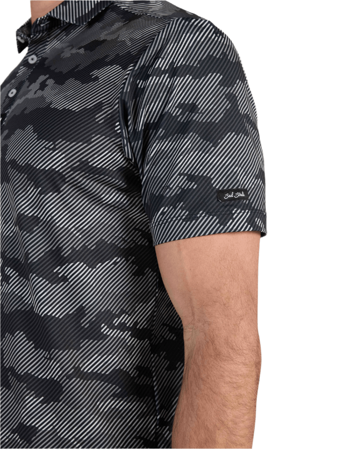 Bad Birdie Polos Bad Birdie - Men's Frostbite Granite Polo